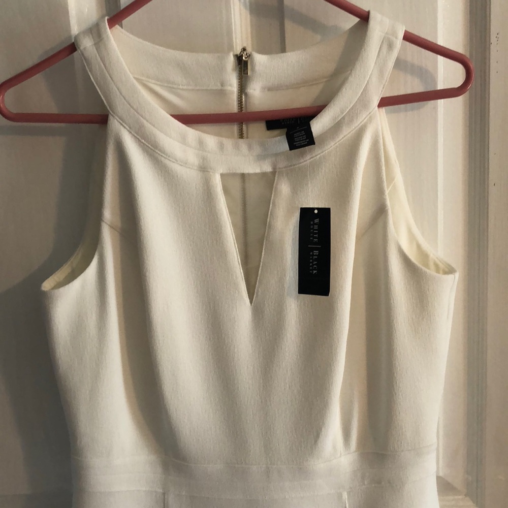 White House Black Market - White Cocktail Dress - Picture 2 of 6